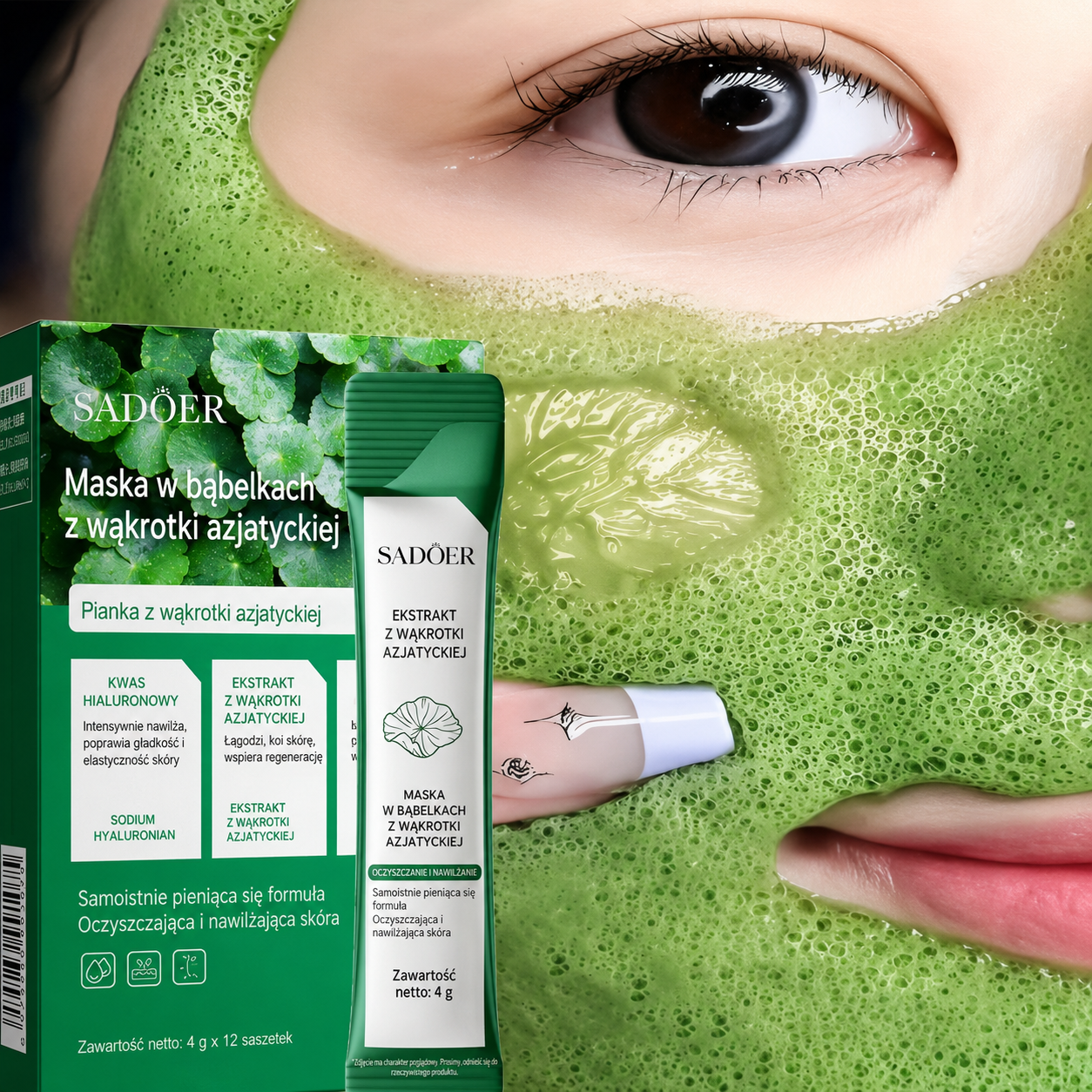 Maska Bąbelkowa Centella Bubble Glow