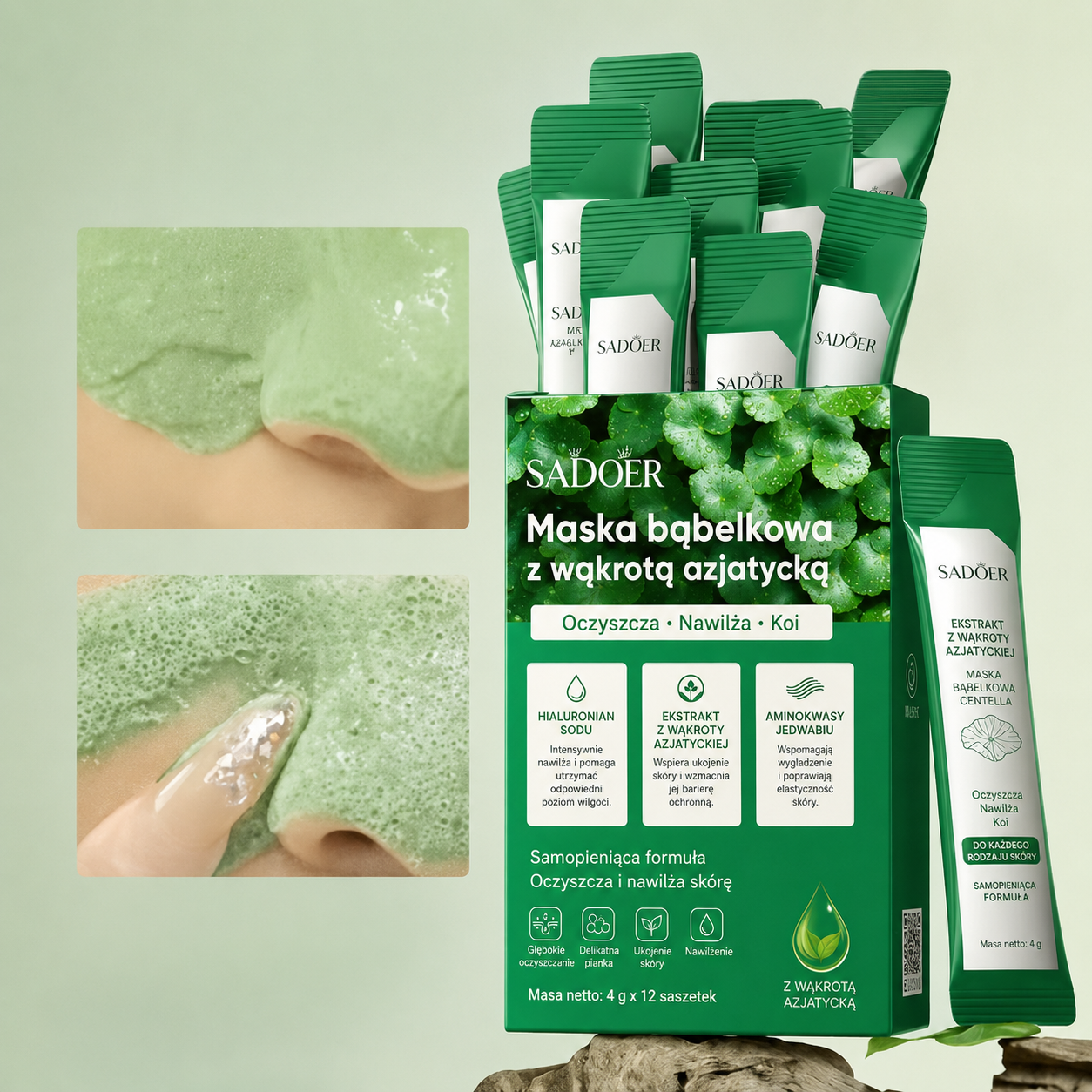 Maska Bąbelkowa Centella Bubble Glow